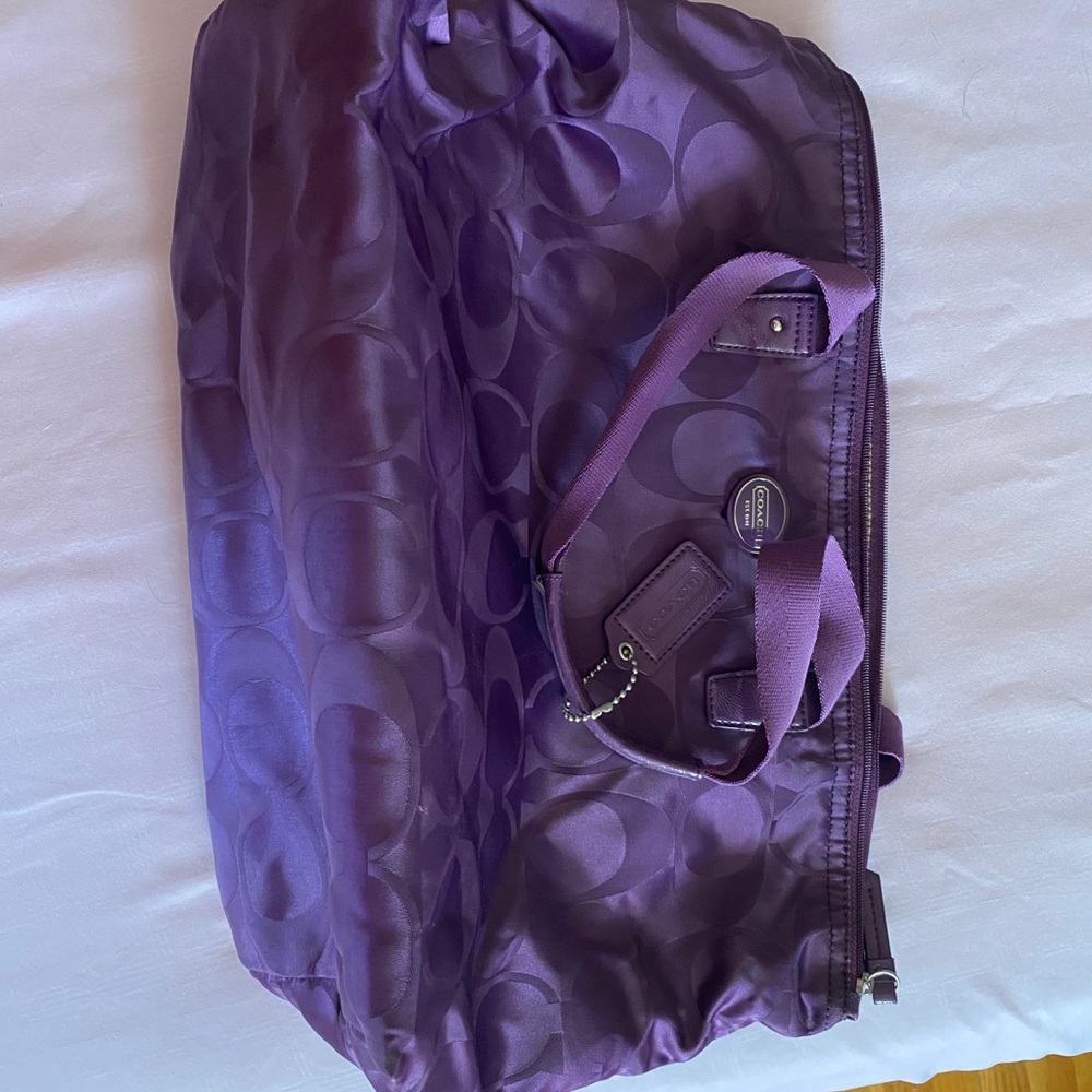 Authentic vintage Coach carry on bag